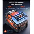 Aparat lipit fibra optica, 6 motoare, Bluetooth, Suport fibra 3 in 1, Ecran tactil 5 inch, sudura rapida 5 s, acumulator 7.8 Ah
