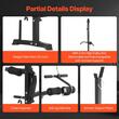 Aparat multifunctional pentru antrenament 1700x1340x2500 mm, Reglare spatar 4 nivele
