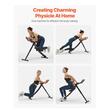 Aparat fitness pentru abdomen, Pliabil, 4 grade de dificultate, max 200 kg, Otel Carbon, Afisaj digital parametri