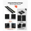 Rampa pliabila si portabila din aluminiu, suprafata aderenta, Capacitate max 360 kg, Dimensiune 2440 x 745 x 105 mm