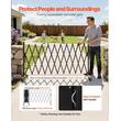 Poarta de securitate extensibila, Lungime max 3.37m, 4 x roti, Inaltime 102 cm, Negru