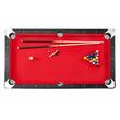 Masa de billiard American cu picioare pliabile, MDF si Otel, 1920x1090x810 mm, bile, triunghi, 1 x tacuri  incluse