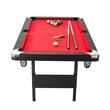 Masa de billiard American cu picioare pliabile, MDF si Otel, 1920x1090x810 mm, bile, triunghi, 1 x tacuri  incluse
