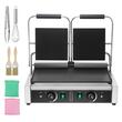 Grill Panini, Profesional, suprafata de gatit neteda 485 x 230 mm, Otel inoxidabil, Temperatura de incalzire 50-300 °C