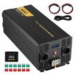 Invertor de putere cu unda sinusoidala pura 5000 W, 12VDC-230VAC, port USB, telecomanda, afisaj LCD