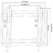 Suport universal TV 35 kg, fix, diagonala 13-42 inch, Standard VESA max 200x200 mm, Distanta perete 25 mm