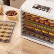 Deshidrator fructe si legume, 650 W, 6 tavi, 5 programe automate