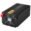 Invertor de putere cu unda sinusoidala pura 3000 W, 24VDC-230VAC, port USB, telecomanda, afisaj LCD