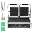 Grill Panini, Profesional, suprafata de gatit striata 485 x 230 mm, Otel inoxidabil, Temperatura de incalzire 50-300 °C