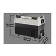 Lada frigorifica cu compresor Troller, 12/24 V DC, 110-240 V AC, capacitate 55 l, -20 ℃ pana la 20 ℃, 680 x 360 x 575 mm