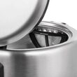 Fierbator electric cordless, Inox si Sticla, Capacitate 1.7 l, putere 2200 W, functie de mentinere temperatura constanta