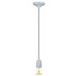 Pendul tavan, Portelan, fara bec, E27, 47 x 64 x 680 mm, Gri