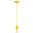 Pendul tavan, Portelan, fara bec, E27, 47 x 64 x 680 mm, Galben