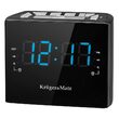 Radio FM cu ceas desteptator, LCD, 3 W, 10 posturi memorate