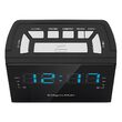 Radio FM cu ceas desteptator, LCD, 3 W, 10 posturi memorate