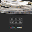 Banda led 24V, SMD5050, 60LED/m, 3IN1 RGB si ALB, IP20, 5m, 1680 lm/m