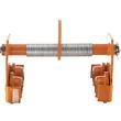 Carucior pentru palan, Capacitate 3 tone, latime lucru 100-203 mm