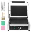 Grill Panini, Profesional, suprafata de gatit Striata 230 x 345 mm, Otel inoxidabil, Temperatura de incalzire 50-300 °C