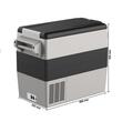 Cutie frigorifica cu compresor, 2 zone de racire congelator si frigider, 12/24 V DC, 110-240 V AC, capacitate 52 l, -20 ℃ pana la 20 ℃, 535 x 695 x 352 mm