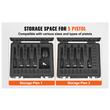 Caseta etansa pentru 5 pistoale, IP67, interior pretaiat, 475 × 415 × 223 mm, supapa presiune