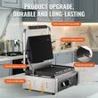 Grill Panini, Profesional, suprafata de gatit Striata 230 x 345 mm, Otel inoxidabil, Temperatura de incalzire 50-300 °C
