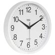Ceas de perete, mecanism quartz, diametru 25 cm, Alb, 1 x AA