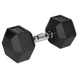 Set 2 gantere din fonta cauciucata 2 x 15 Kg