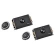 Set 2 difuzoare auto 5 inch, max 100 W, 2 x Tweetere si filtre, Raspuns in frecventa 80-20kHz, Impedanta 4 Ohm