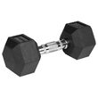 Set 2 gantere din fonta cauciucata 2 x 9 Kg