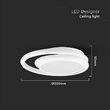 Plafoniera led, 2560 lm, 24W, 4000K, 300 x 50 mm, Aluminiu, Negru