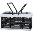 Set 3 cosuri pliabile pentru cumparaturi, 25 l, dimensiune 450 x 315 x 240 mm