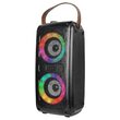 Boxa portabila iluminata led, 20 W, USB, FM, 153.7 x 143.7 x 341.5 mm