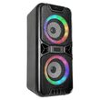 Boxa portabila iluminata led, 20 W, USB, FM, 185.3x177x410.5mm