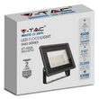 Proiector led 50 W, 6500K, IP65, 4300 lm, Aluminiu, Negru dimensiuni 180 x 27 x 150 mm
