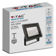 Proiector led 30W, 2510 lm, 4000K, IP65, aluminiu, 150 x 122 x 27 mm, Negru