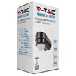 Senzor de miscare cu infrarosu, pentru colt, 1200W, 180 grade, max 120m, IP65, Negru