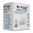 Senzor de miscare cu infrarosu, 1200W, max 12m, IP65, Alb