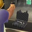 Caseta etansa pentru 1 pistol si munitie, IP67, interior pretaiat, 320 × 240 × 118 mm, supapa presiune, rezistent la socuri