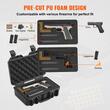 Caseta etansa pentru 1 pistol si munitie, IP67, interior pretaiat, 320 × 240 × 118 mm, supapa presiune, rezistent la socuri