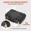 Caseta etansa pentru 1 pistol si munitie, IP67, interior pretaiat, 320 × 240 × 118 mm, supapa presiune, rezistent la socuri