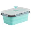 Set 4 caserole silicon, Teesa, depozitare, congelare, încălzire la cuptorul cu microunde