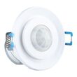 Senzor de miscare incastrabil, max 6 m, 360 grade, Alb, IP20, 1200W, 76.5 x 61.5 x 76 mm