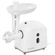 Masina de tocat carne cu accesorii carnati si Kebbe, 1500 W, Alb, 3 site, 1 kg/min, 29 x 25 x 25 cm