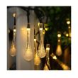 Ghirlanda solara cu 30 de led-uri, Bass BS-BH12798, 2800K, lungime 7 m, 90 lm, IP65