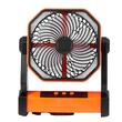 Ventilator portabil 3 in 1, Lumina led, 4 viteze, functie powerbank, Li-Ion, 2 Ah, 219 x 98 x 258 mm, Agatatoare