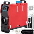 Incalzitor stationar, Vevor All-in-One Diesel, LCD, 8 kW, 12V DC, Telecomanda, consum 0.48 l/h, Rezervor 5l, 420x175x400 mm