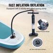 Paddleboard gonflabil extra lat, dimensiuni 3353×838×152 mm, Aripa centrala detasabila si glisabila, Pompa, geanta