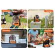 Ventilator portabil 3 in 1, Lumina led, 4 viteze, functie powerbank, Li-Ion, 2 Ah, 219 x 98 x 258 mm, Agatatoare
