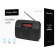 Radio portabil cu ceas, Memorare 20 posturi de radio, 5 W, Antena telescopica