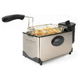 Friteuza cu ulei, Inox, 2100 W, capacitate 3 l, maner detasabil